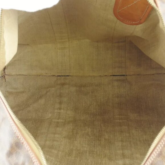 Celine Boston Bag macadam PVC ?~ leather Authentic used - Picture 6 of 9